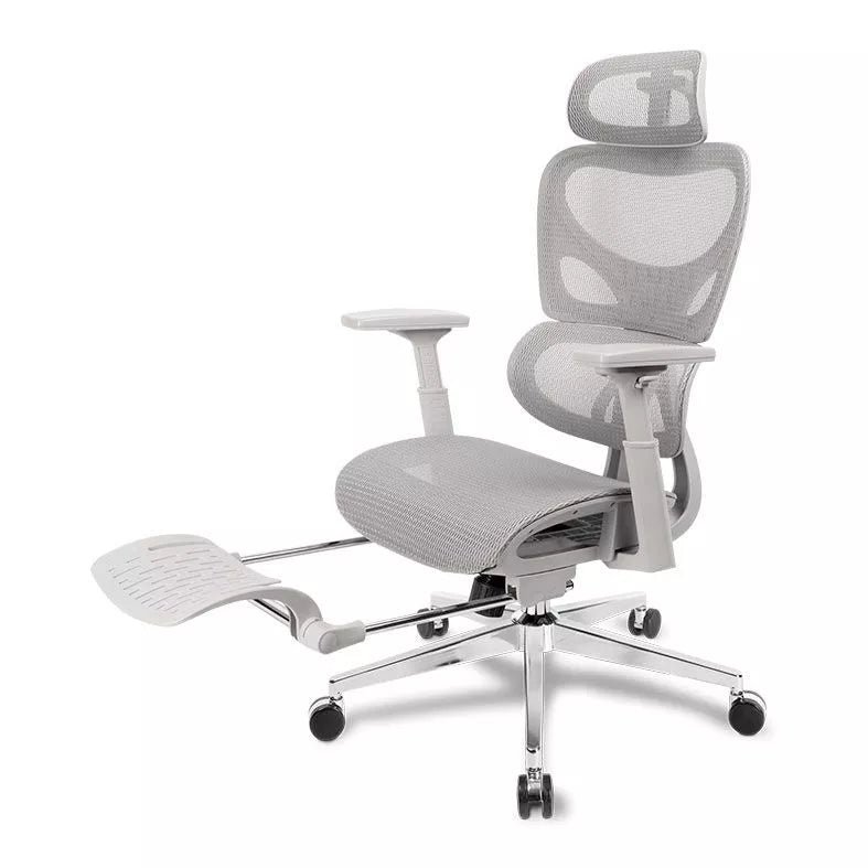 Cadeira de Escritório, Ergonômica, Reclinável, Cinza, Até 150kg