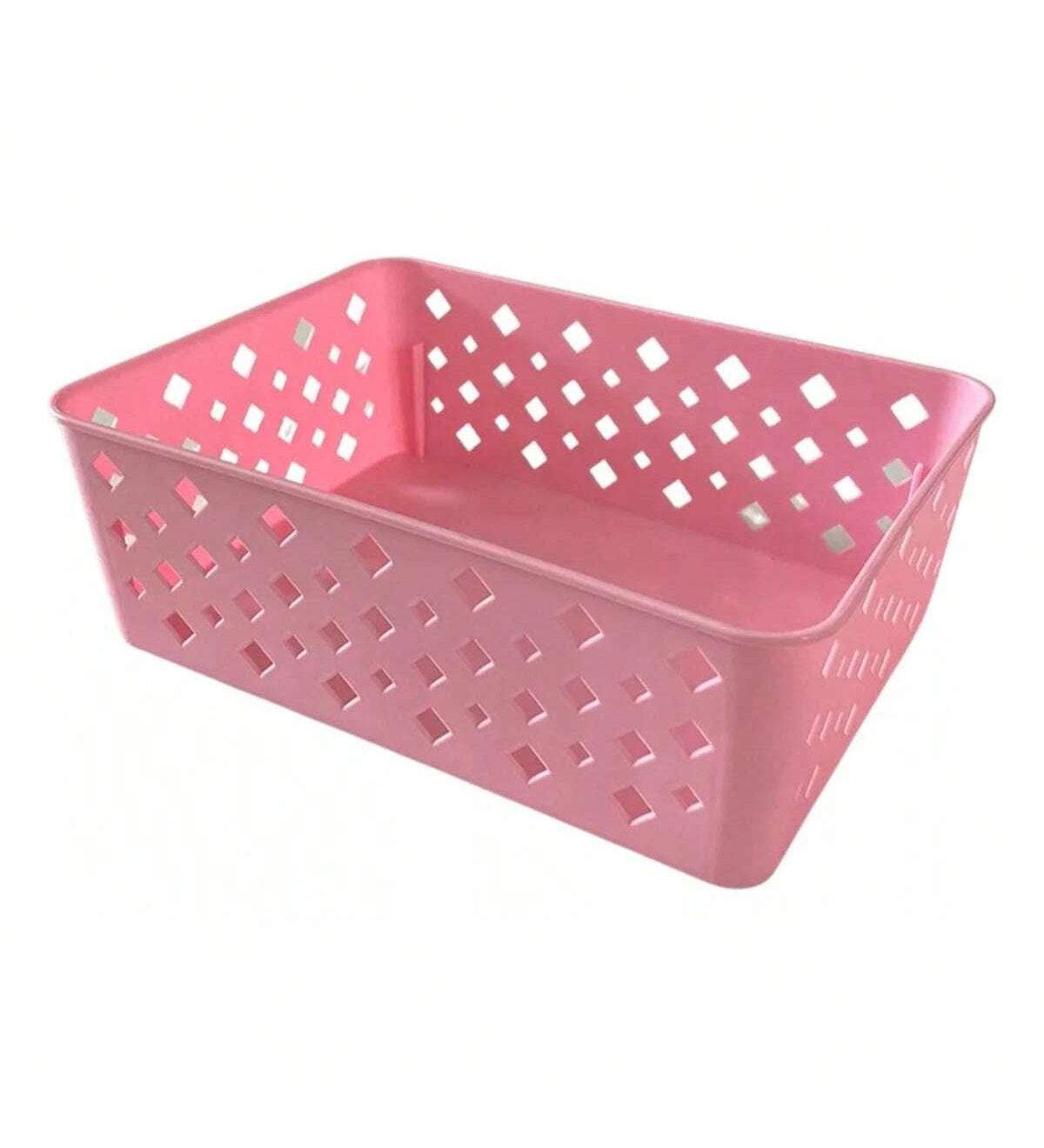 Kit 2 Cestos Empilháveis Rosa